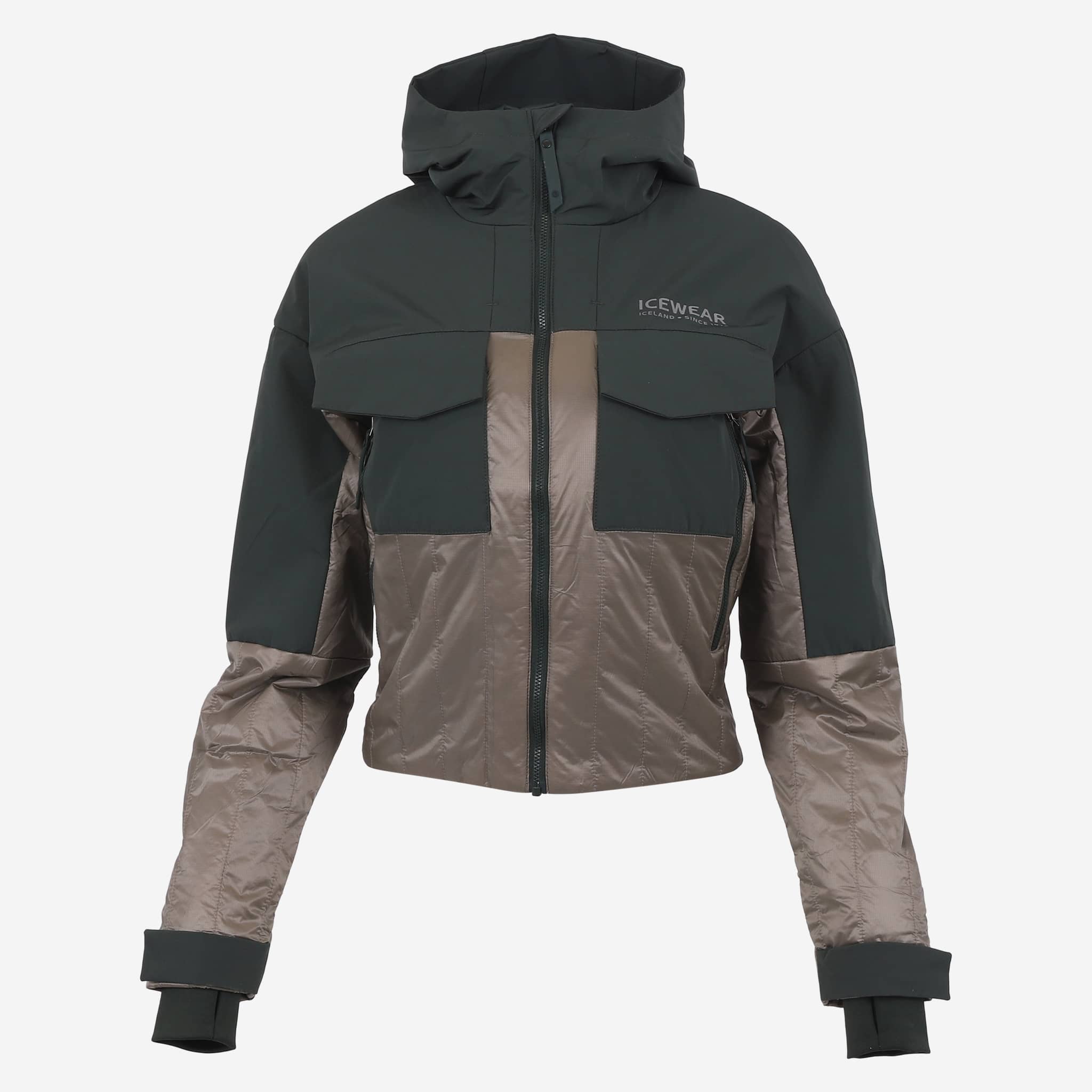 Black sheep-Jacken mit Füllung aus isländischer Wolle 